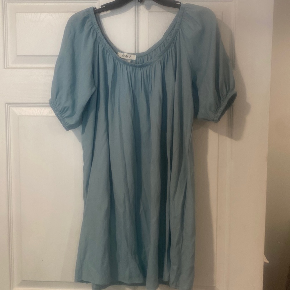 Teal dress